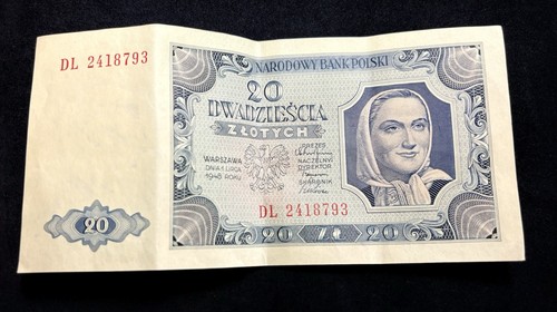 Polonia banconota zlotych - banconota, 20
