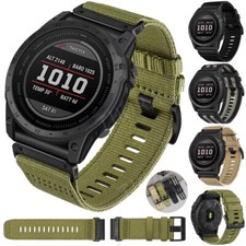 Cinturino orologio nylon Quick Fit per Garmin Fenix 7 7X 6 6X Pro 3 5 5X più cinturino Epix