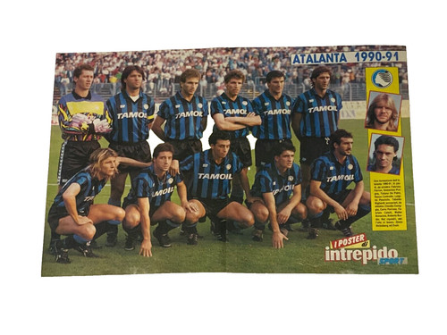 Atalanta poster 1990 91 - poster, 1990-91
