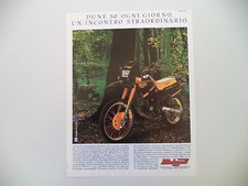 advertising Pubblicità 1987 MOTO MALAGUTI DUNE 50