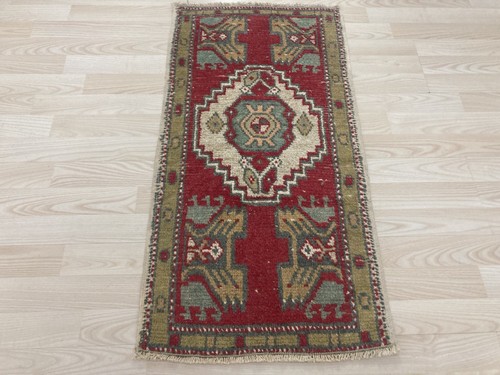 Tappeto turco vintage - , rosso