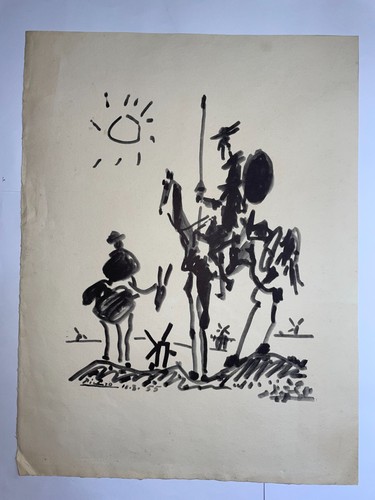 Picasso 1960 don quichotte - picasso,