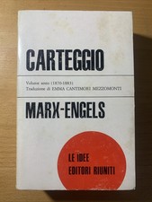 Carteggio - Marx Engels  -  einaudi