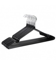 Grucce Con Filo Gommato Antiscivolo Appendi Abiti Vestiti Camicie Pantaloni 10pz