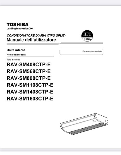 Toshiba rav sm808ctp - toshiba, rav-sm808ctp-e