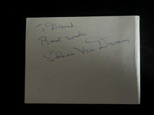 SHEILA VAN DAMM - PROPRIETARIO TEATRO MULINO A VENTO E PILOTA AUTO DA CORSA - PAGINA FIRMATA