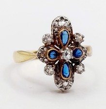 Antico anello duchessa oro 18k