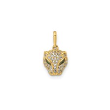 14k Yellow Gold Leopard