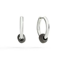 Orecchini Dodo Hoop Pepita Argento e Titanio DOC5033-PEPIT-0AGTI Earring Boccole