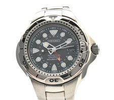 [QUASI NUOVO] Seiko 8F58-0020 Titanium Air Diver HAQ 200m Calendario Perpetuo Giappone