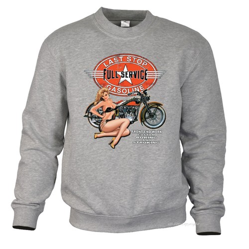 Felpa biker maglione - , moto