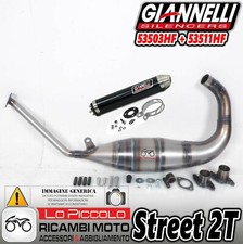 GIANNELLI MARMITTA + SILENZIATORE IN CARBONIO APRILIA RS 125 2006 2007 2008 2009