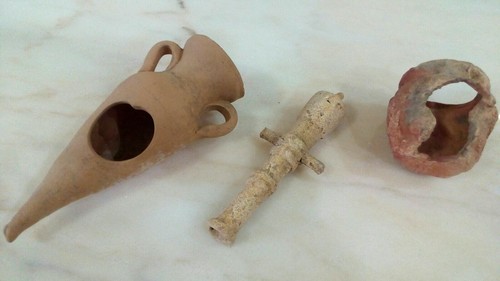 Oggetti terracotta acquario