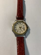 Orologio Zenith Espada Quartz Donna Acciaio Oro Anni 80 Funzionante