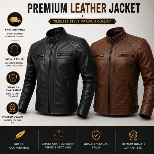 Giacca pelle moto - biker, stile