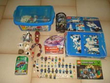 Lotto Lego, pezzi sfusi, set 6166 e 6346 incompleti+30 mini figure ed accessori