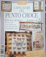 CAPOLAVORI DEL PUNTO CROCE - ENCICLOPEDIA - LIBRO N. 5