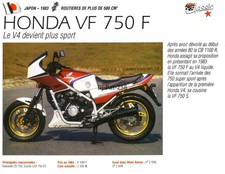 Fiche Moto : HONDA VF 750 F