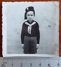 FOTO BAMBINO IN DIVISA BALILLA ONB - PERIODO VENTENNIO FASCISTA -  6403