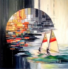 Sfera Windsurf | Dipinto ad