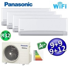 Climatizzatore quadri split serie TZ R32 Panasonic 9000+9000+9000+12000 btu A++ 