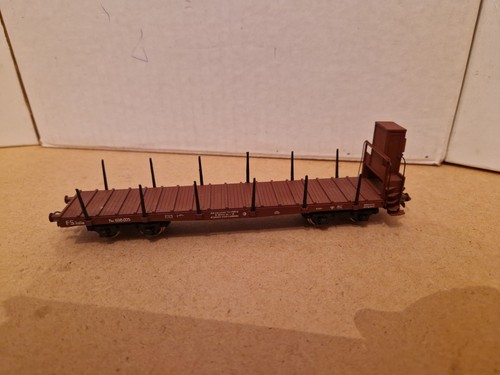 Rivarossi carro pianale con - h0,