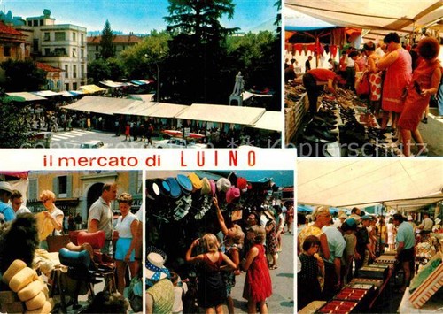Luino lago maggiore - luino, markt
