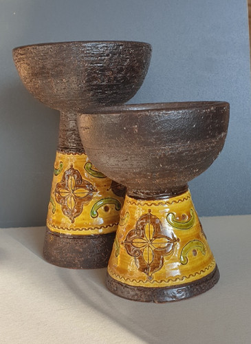 Portacandele ceramica - 2,