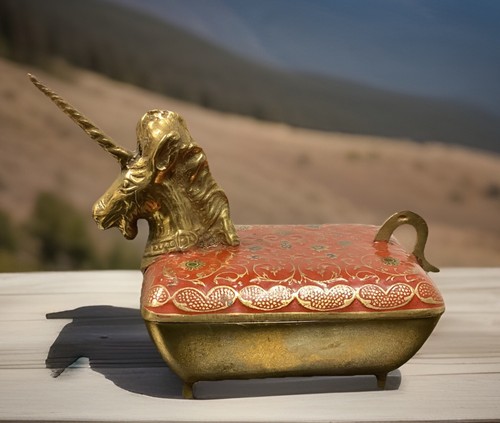 Scatola portagioie unicorno