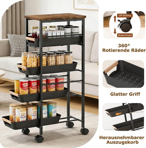 Scaffale con ruote - carrello, di