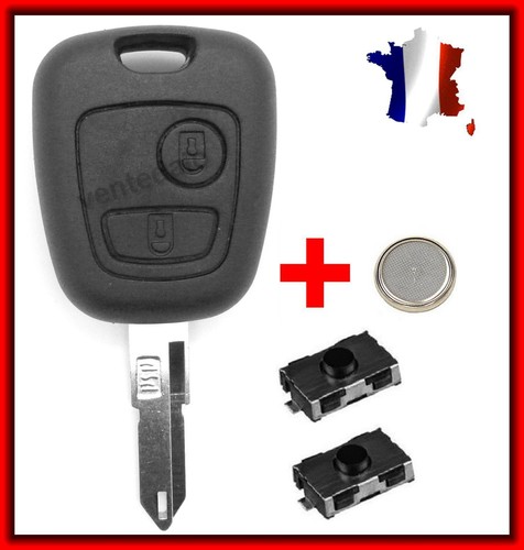 Coque clé plip pour peugeot - pour,
