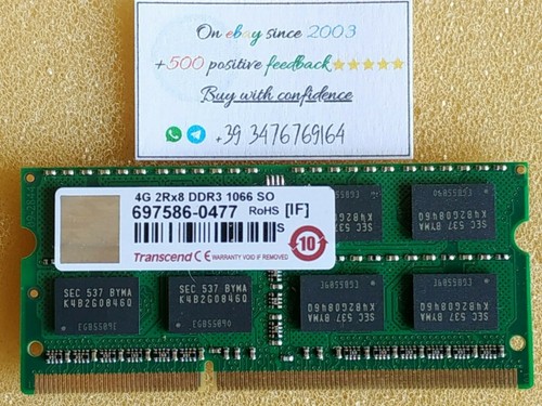 Transcend 4gb ddr3 1066mhz - ddr3,