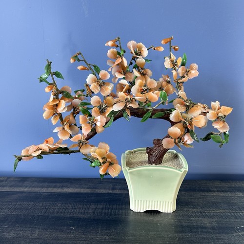 Fioriera ceramica fiori - , giada