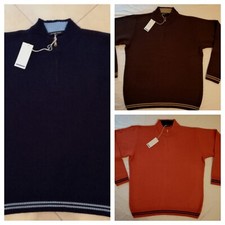 MAGLIERIA UOMO MEZZA ZIP TAGLIE FORTI GRANDI OVER dalla 3XL alla 7XL