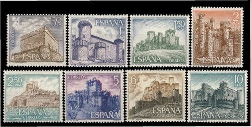 Spagna 1809 1967 castelli - spagna,