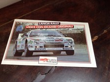 ADESIVO ORIGINALE VINTAGE LANCIA RALLY 1983 FIAT CAMPIONATO RALLY CM 12X7,5