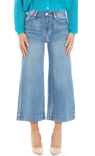 Jeans palazzo white - jeans, alla