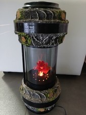 Lampada da Tavolo a Fibre Ottiche Anni 70 Arredo Modernariato Vintage 50 cm