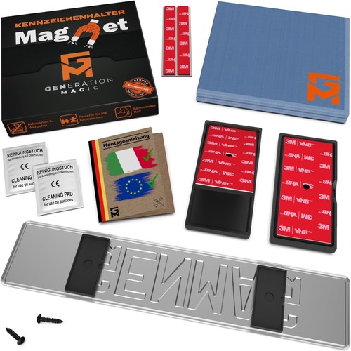 Portatarga auto magnetico - 1x,