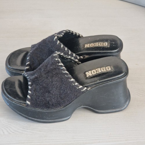 Sandali vintage odeon neri - vintage,