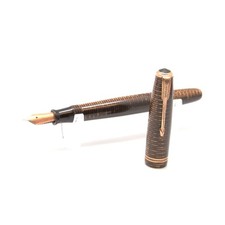 PARKER penna Vacumatic fusto celluloide miele scuro e oro usata