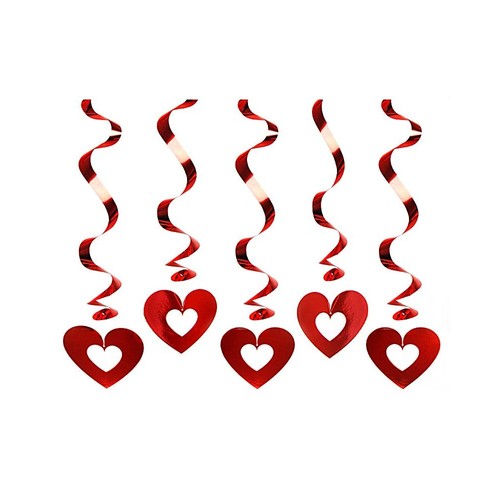 Pendenti cuore rosso san - pendenti,