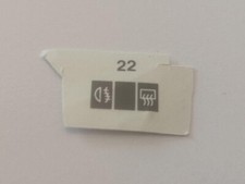 Decalcomania 22 per FERRARI TESTAROSSA POCHER 1/8 K51 K52 K53 K54 K59 K61 K63