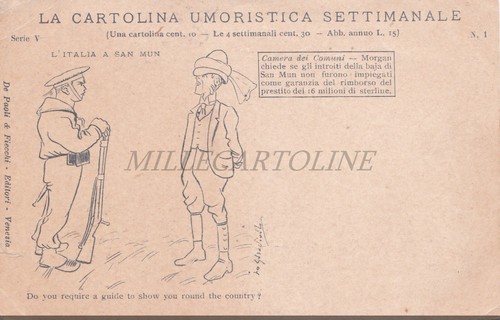 Cartolina umoristica - la,