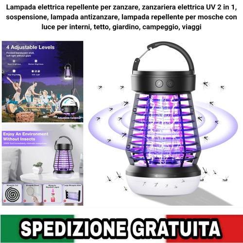 Lampada elettrica repellente
