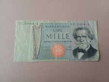 BANCONOTA 1000 LIRE VERDI II