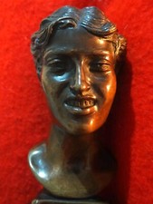 ANTICA SCULTURA BUSTINO ROSA