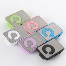 LETTORE MEMORIA SD PLAYER MUSICALE MP3 CLIP MINI USB NERO ROSA VERDE ny