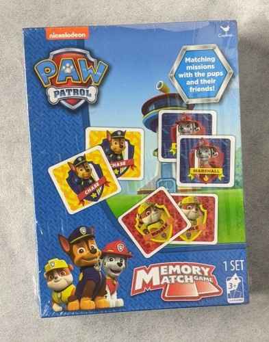 Paw patrol memory match game - paw,