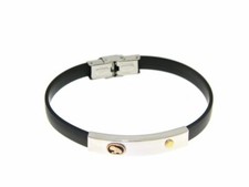 Bracciale zodiaco ACQUARIO braccialetto regolabile segno zodiacale laminato oro